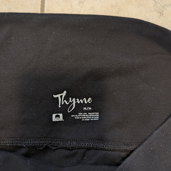 Black maternity stretchy pants - Picture 2 of 2